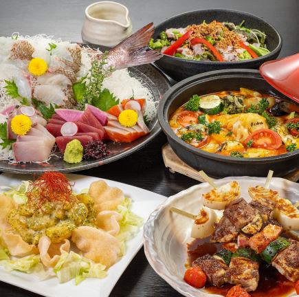 個室確約【春夏宴会プラン11,000円コース】入館料＋お料理＋宴会場代