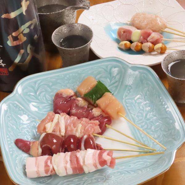 焼き鳥、串焼きは当店自慢の逸品です♪