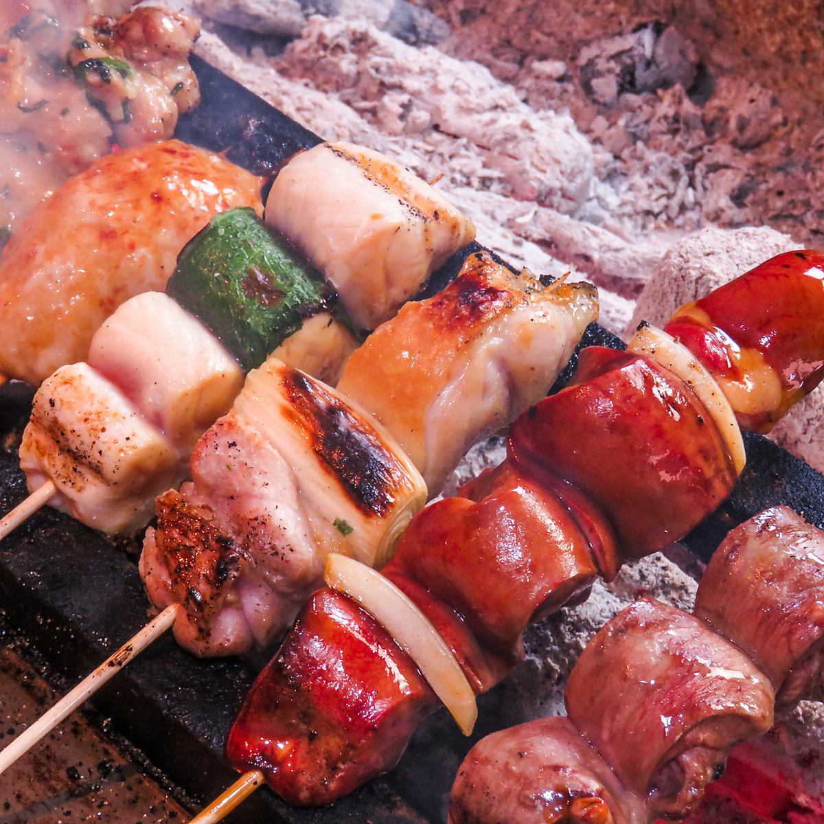 肝が大人気♪一本一本丁寧に焼き上げた串焼きは自慢の逸品です♪