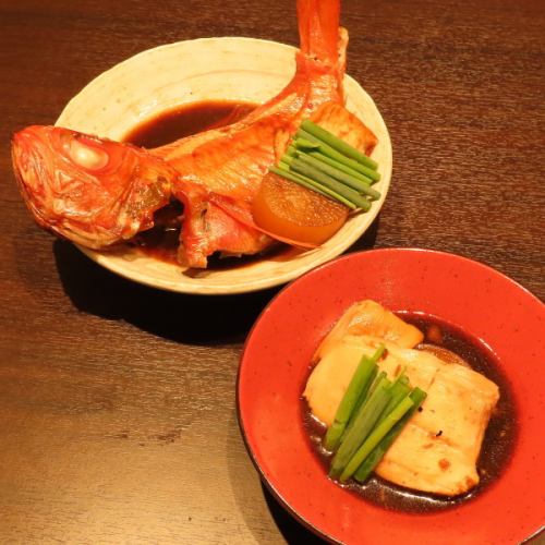 【とろとろのタレと絡めて楽しむ】日替わりでのお魚の煮付け