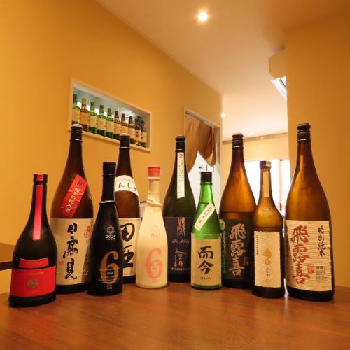 【美味しい魚に美味い酒】日本酒とウイスキーを豊富にご用意！