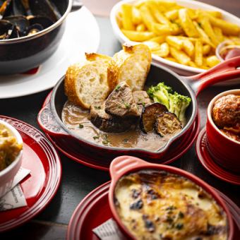 【NEW】특별한 회식에!【벨기에 생맥주 6종 포함한 50종】1.5시간 음료 무제한 첨부【벨장 플랜】