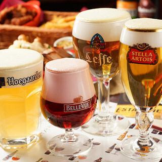特選ベルギー樽生ビール5種含む全50種120分飲み放題付コース「店舗丸ごと貸切プラン」7,500円