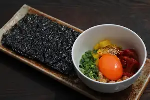 納豆チャンジャ和え(韓国のり付)