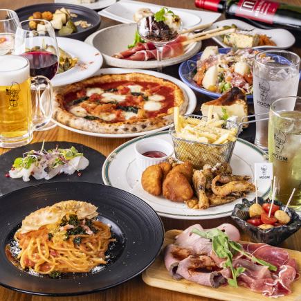 【3小时无限量畅吃畅饮】70道菜,包括开胃菜、意面、牛排和其他主菜,价格7000日元(含税)