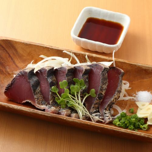 Salt-seared bonito