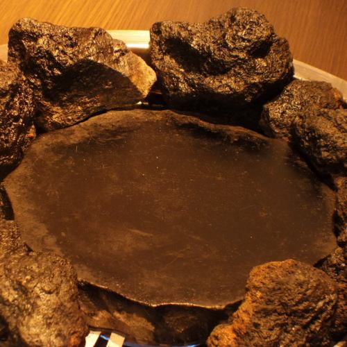 The secret of lava rock making meat healthy