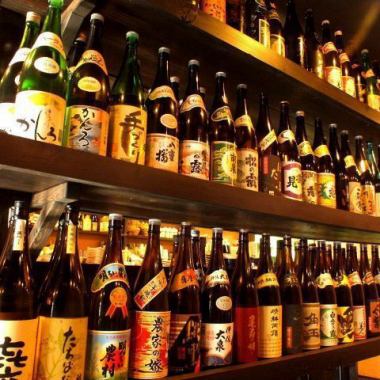 More than 30 kinds of sake and shochu from Kyushu ★ All-you-can-drink separately!