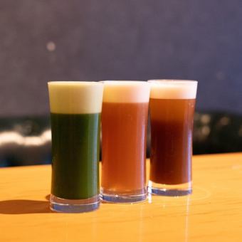 【日~木・祝/17時~21時】【金~土・祝前/21時以降】抹茶ビール付飲み放題120分1,500円→990円