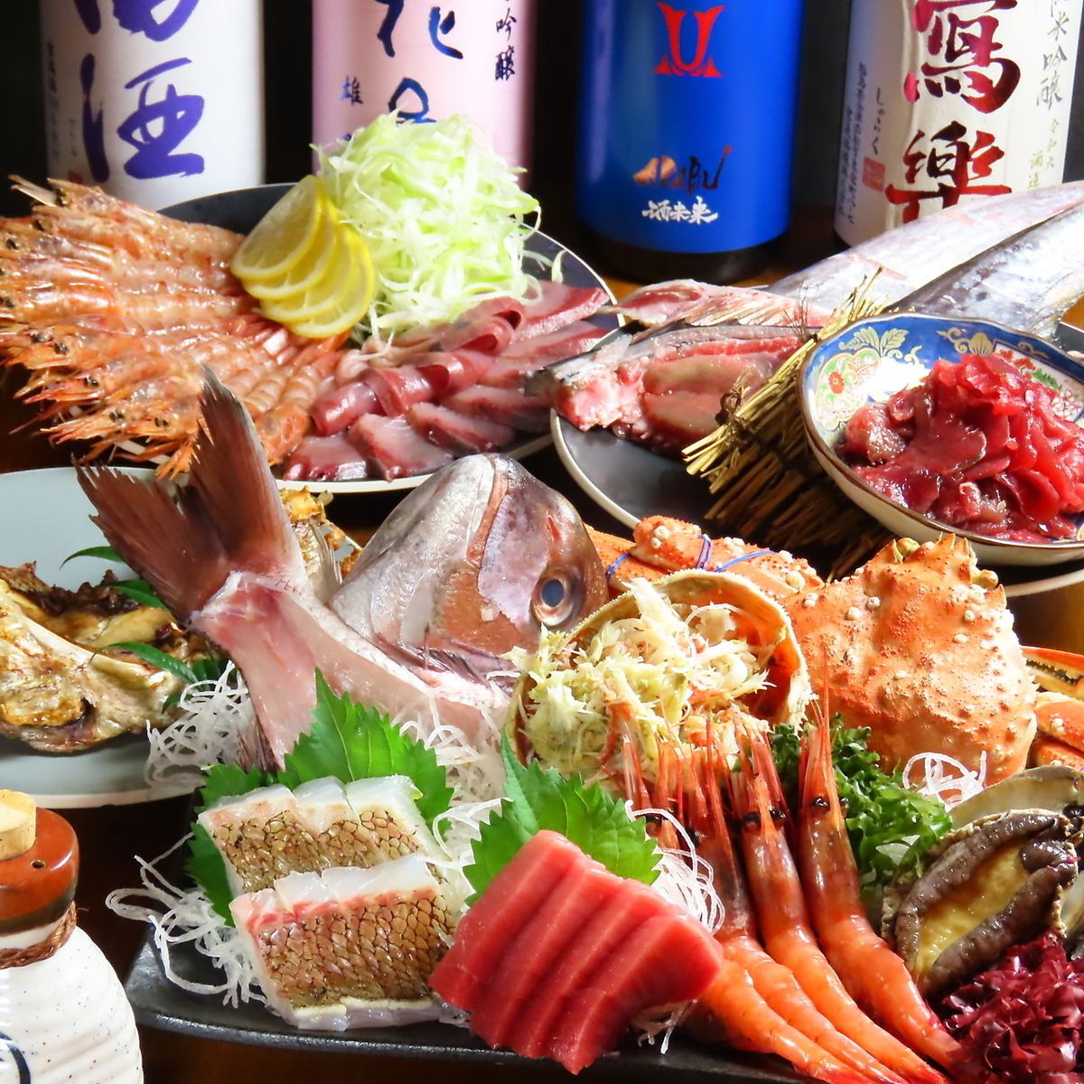 じゃのめこだわりの海鮮と飲み放題含むお得なコースをご用意！