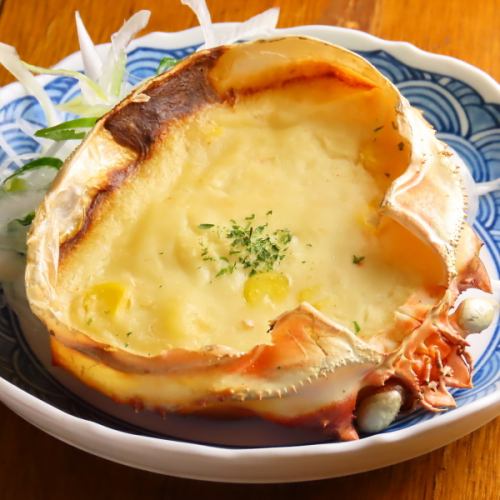 ズワイ蟹甲羅グラタン