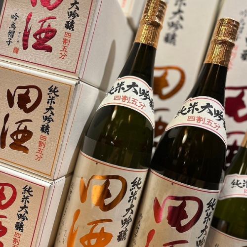 メニューに載っていないレア酒も!