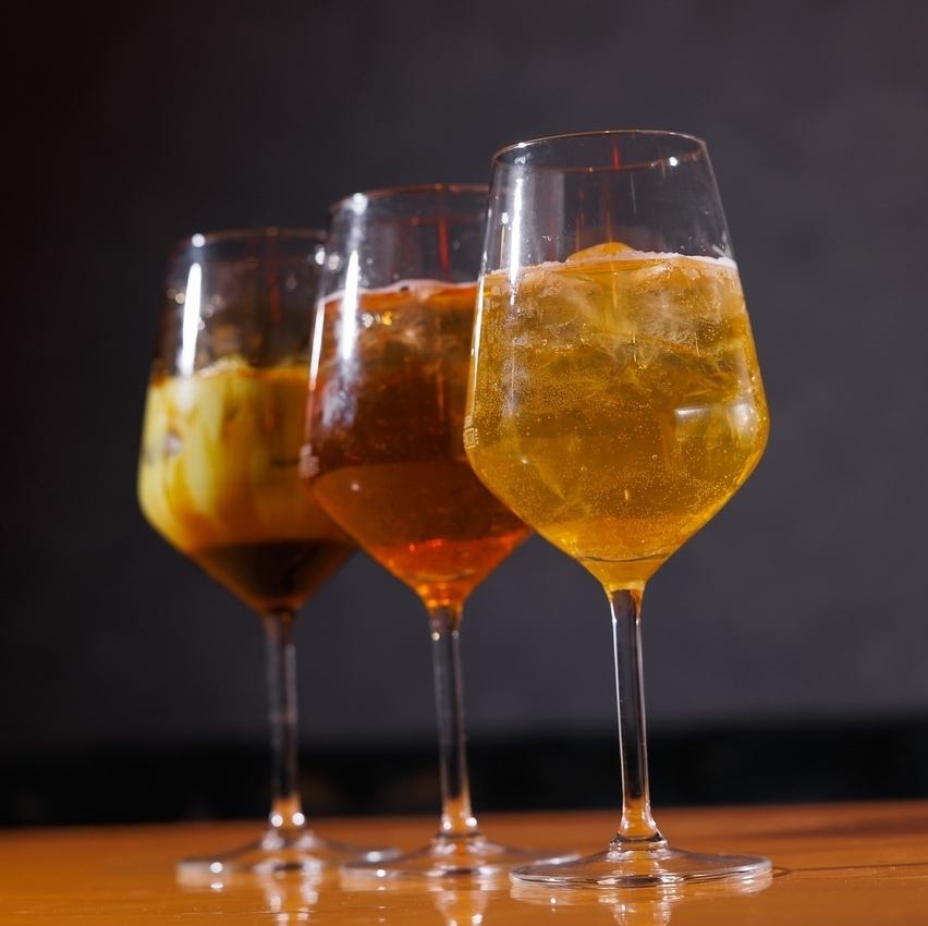 【日から木、祝限定】 抹茶ビール付飲放２Ｈ1500円→3時間1000円