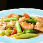 Stir-fried seafood with XO sauce/Stir-fried abalone with XO sauce