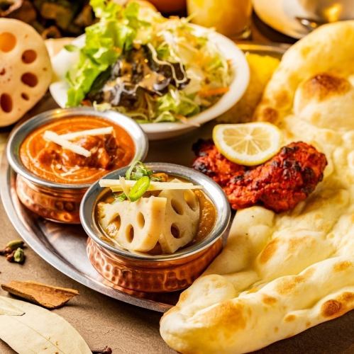 ≪ランチタイム≫レンコンとチキンのカレー