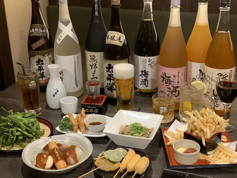 飲み放題と料理2品選んで超お得!晩酌チョイスplus