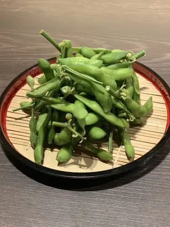 あつあつ枝豆