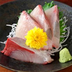 Yellowtail sashimi