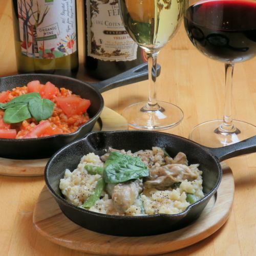 Enjoy freshly made risotto! Risotto menu♪