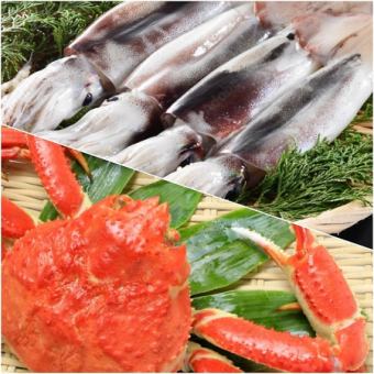 ※予約必須※季節のお魚を使用したコース！カニや海老等！ご要望に応じてご提供♪