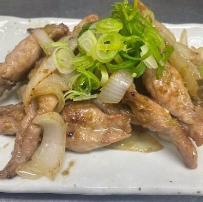 希少せせり柚子胡椒炒め