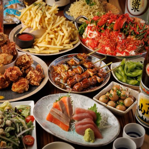 種類豊富なメニューの数々