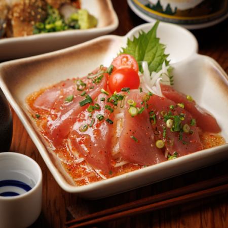 マグロカルパッチョ/サーモンカルパッチョ