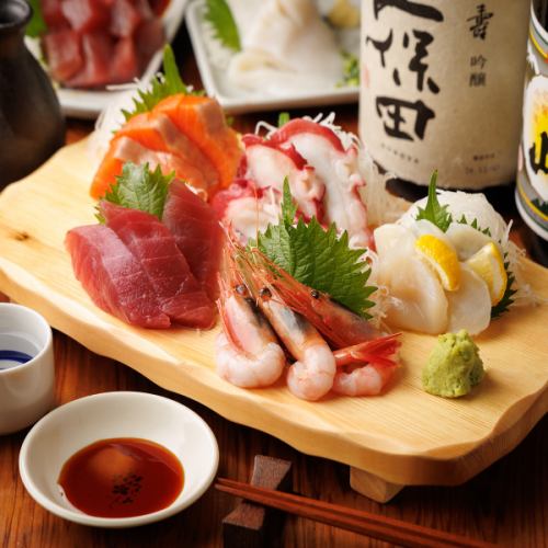 海鮮5点盛り合わせ