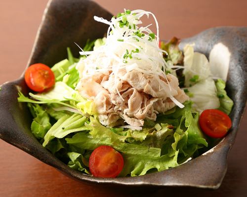 Chilled pork shabu salad