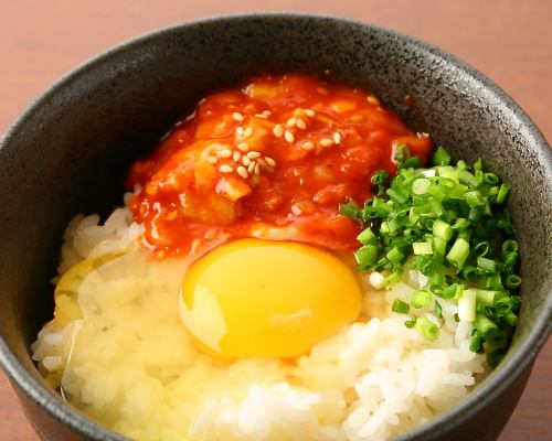Chanja egg over rice