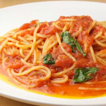 Tomato and basil pasta