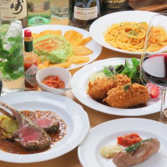 Party course♪ 3,800 yen (for 4 people or more)