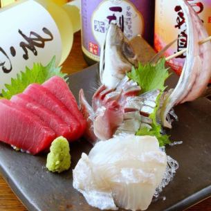 Assorted sashimi (small)