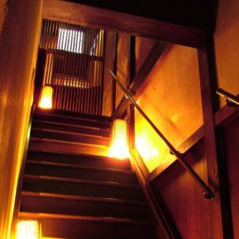 如果你重重地走上这个楼梯，你就会进入另一个世界。