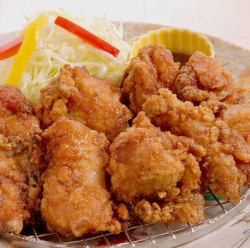 닭 튀김 마늘 간장 맛 tanpin karaage