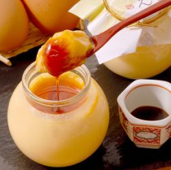 Free-range egg pudding