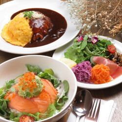 [Petit Dinner Course] Choice of main (15 types including pasta) Salad + Soup + Drink + Dessert included