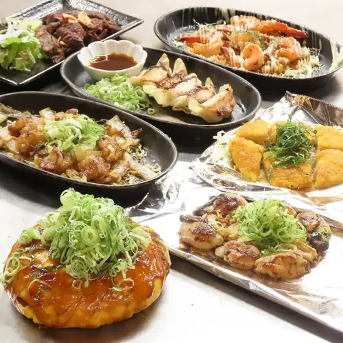 豊富な鉄板料理
