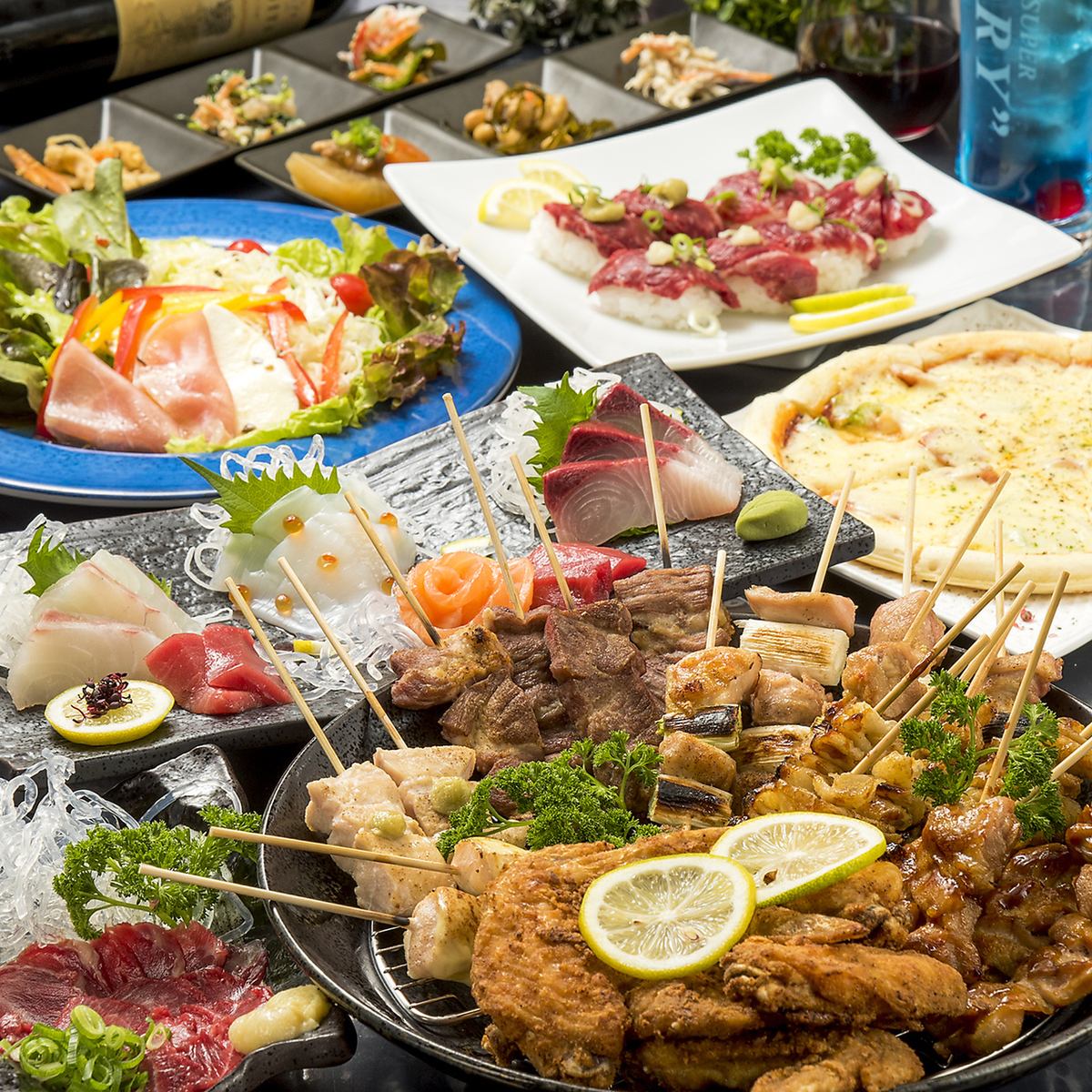 A wide variety of meat, seafood, and single dishes ◎ Courses perfect for girls-only gatherings and banquets ◎