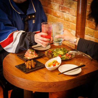 【当サイト限定生ビール付き飲み放題】2時間飲み放題1980円