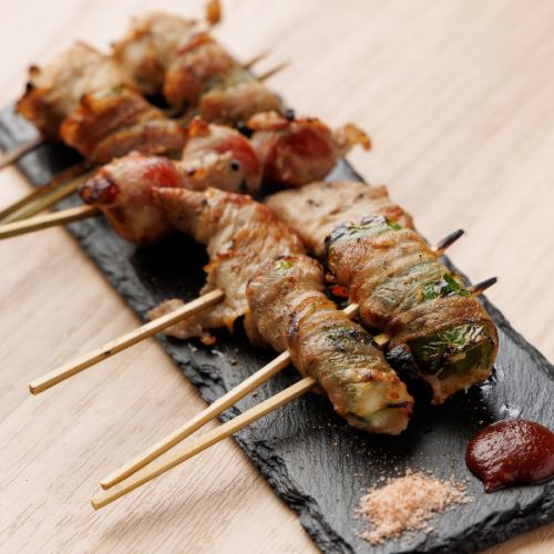 [Vegetable wrapped skewers] are exquisite! Hakata specialty in Akabane◎