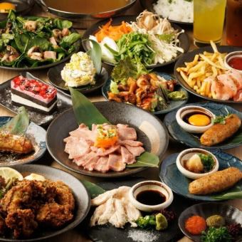 【3時間飲み放題付き】歓送迎会/飲み会★博多もつ鍋と選べる自家製つくねを堪能◎《全9品》6000円→5000円