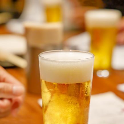 【120分鐘無限暢飲】還有生啤酒供應♪2,300日圓（不含稅）
