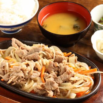 ジンギスカン定食