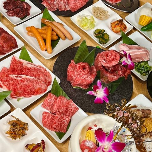 [★Meat Parfait Course] 120 types of meat ◆ 120 minutes \ 5000 ◆ All-you-can-drink alcohol (draft beer included!)