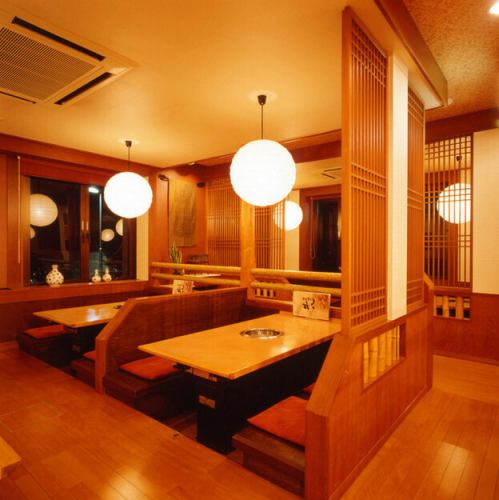 全席掘りごたつ式で宴会にも◎