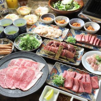 ※ランチ帯【2H飲放付】定番♪焼肉いけぐち名物堪能コース【全11品】6000円