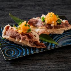 黒豚ロース寿司 2貫