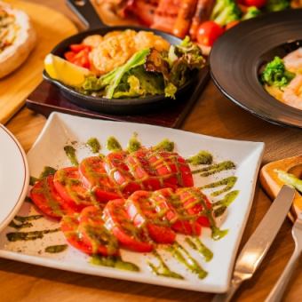 【女子会コース】3時間飲み放題付 定番メニュー全7品 コスパ満点！！コース