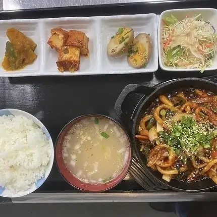 오징어 폭풍 정식